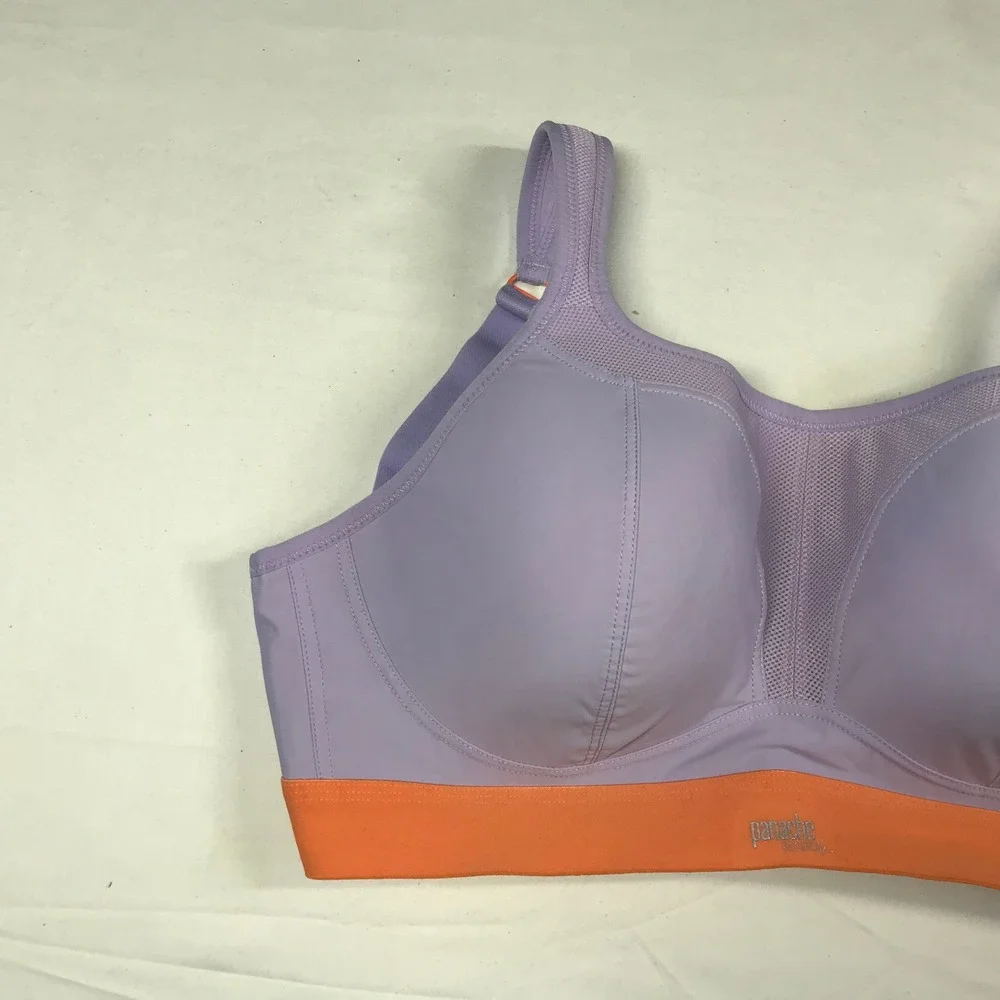 Panache Sport Lavender Orange Underwired High Impact Sports Bra 7341B 32FF